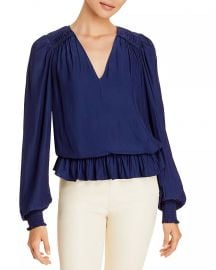 Ramy Brook Melissa V Neck Ruffled Top  Women - Bloomingdale s at Bloomingdales